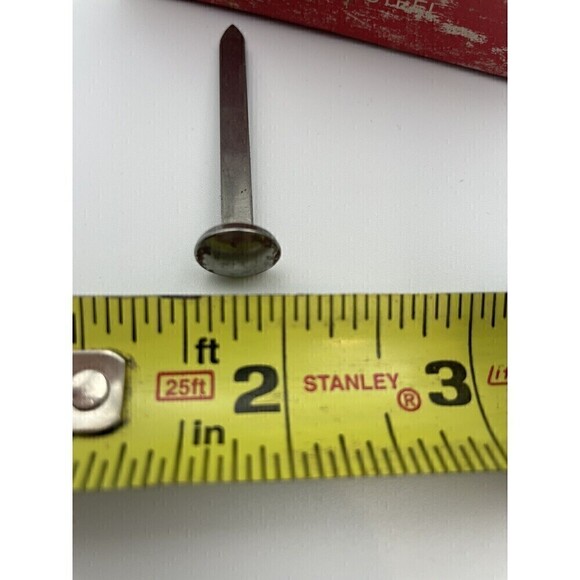 Vtg Swingline Paper Fasteners 100 Count No. 7 Size Round Head 2” Shank MCM - Picture 6 of 8